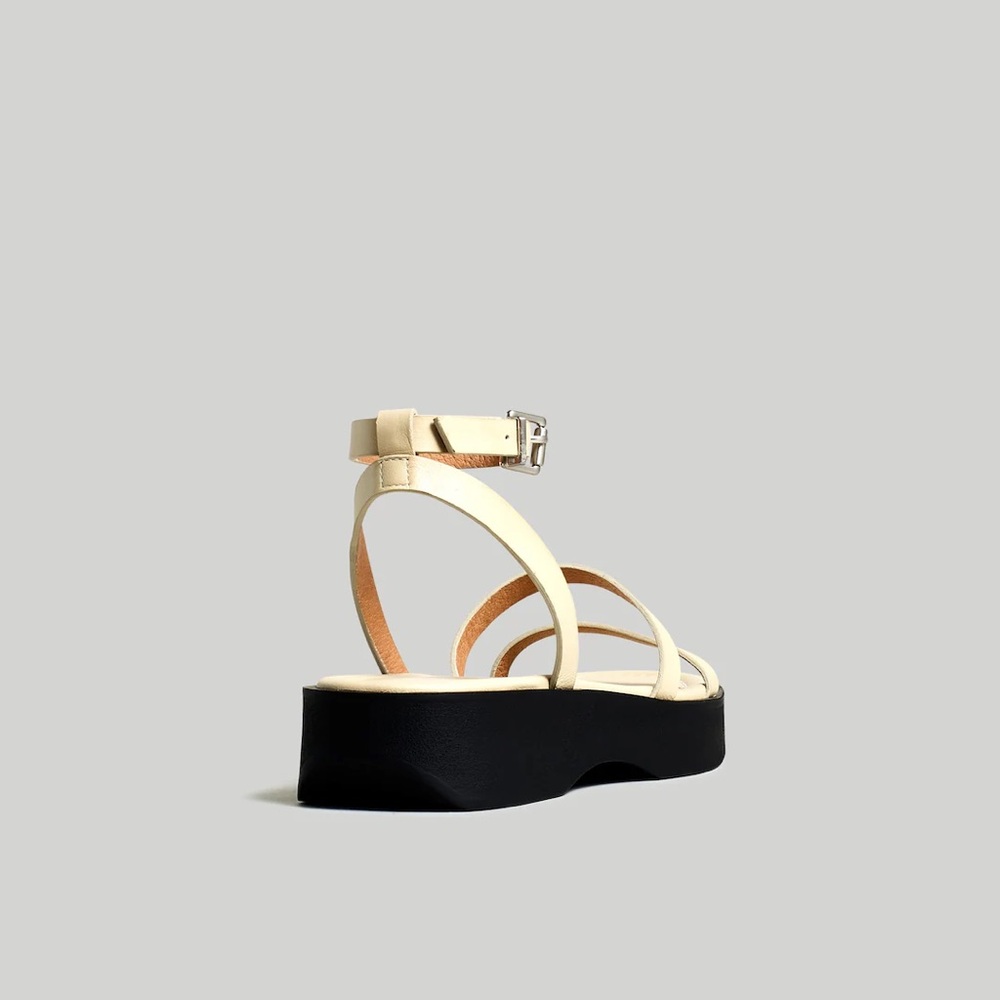 Madewell double strap platform sandal EUC - Picture 2 of 4